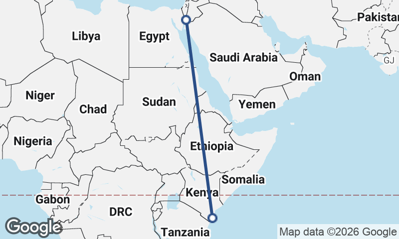 Al ‘Aqabah to Mombasa
