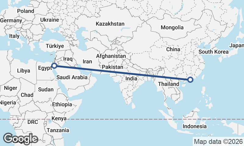 Al ‘Aqabah to Macau