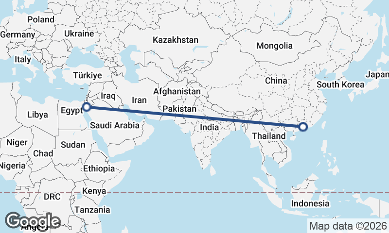 Al ‘Aqabah to Guangzhou