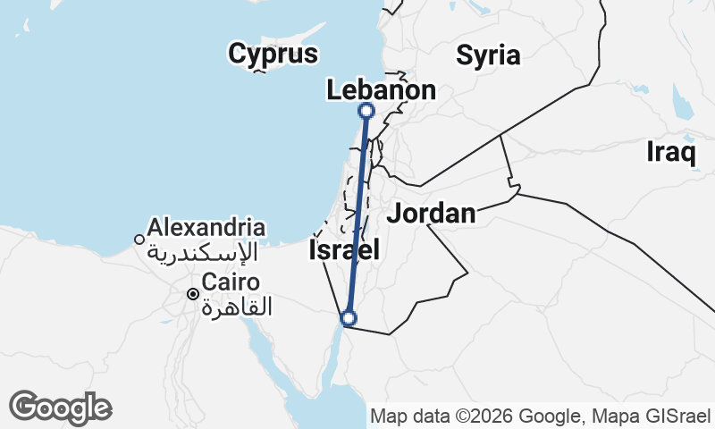 Al ‘Aqabah to Beirut