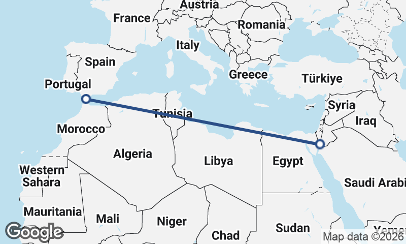 Al ‘Aqabah to Algeciras