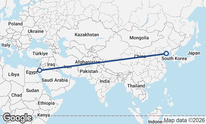 Al ‘Aqabah to Dalian