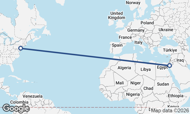 Al ‘Aqabah to Philadelphia