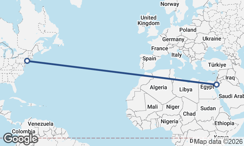 Al ‘Aqabah to New York