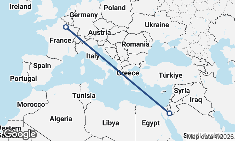Al ‘Aqabah to Reims