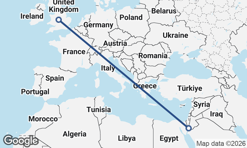 Al ‘Aqabah to Birmingham