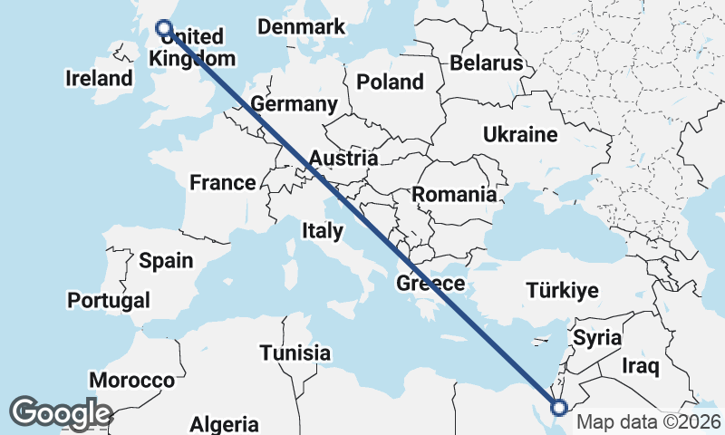 Al ‘Aqabah to Edinburgh
