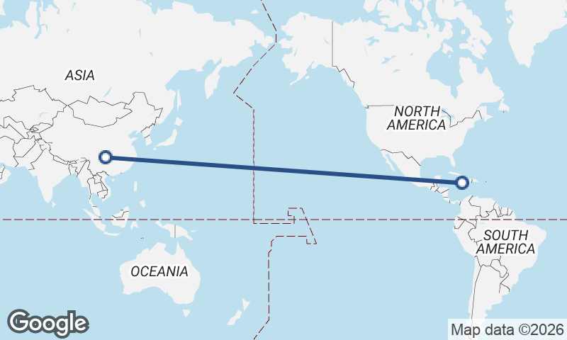Chongqing to Kingston