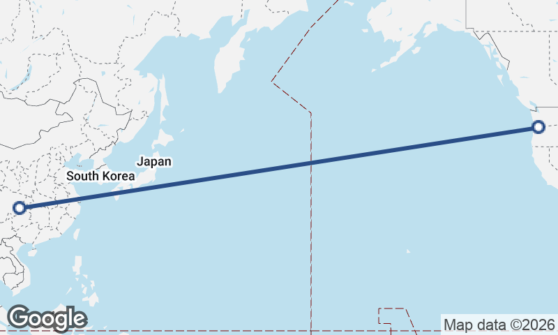 Chongqing to Portland