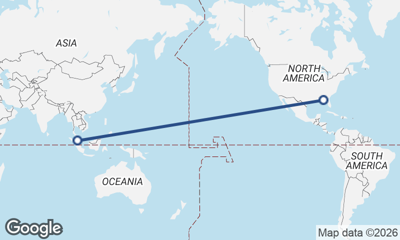 Kuala Lumpur to Panama City