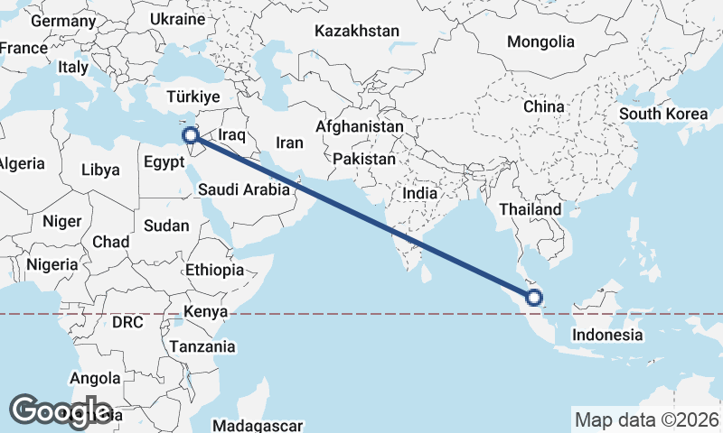 Kuala Lumpur to Haifa