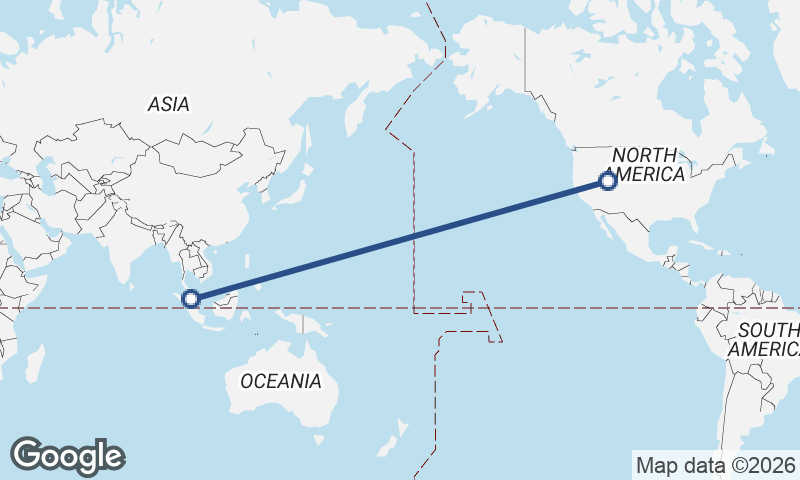 Kuala Lumpur to Salt Lake City