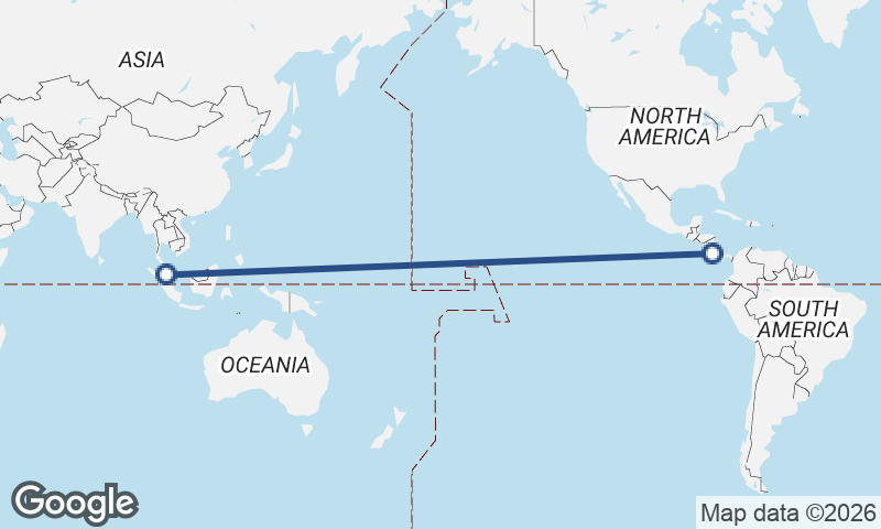 Kuala Lumpur to San José