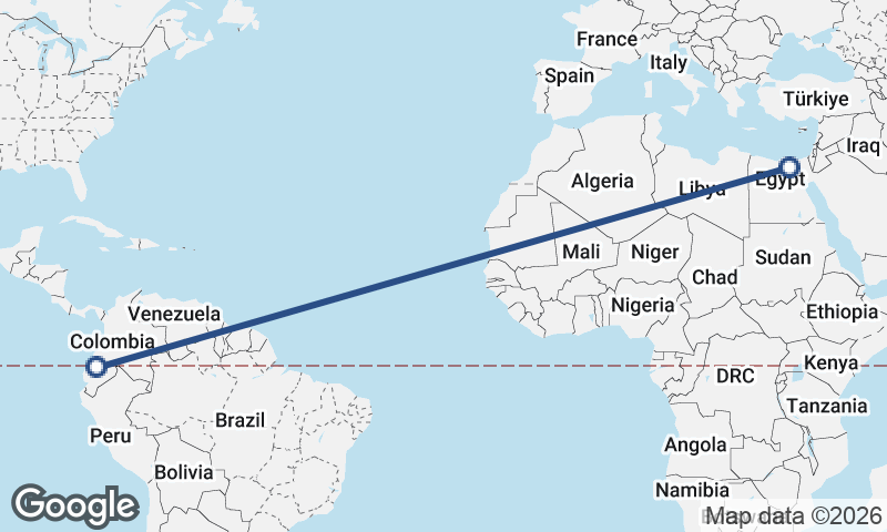 Cairo to Quito