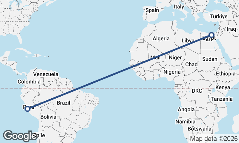 Cairo to Lima