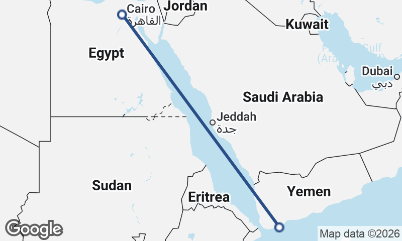 Cairo to Aden