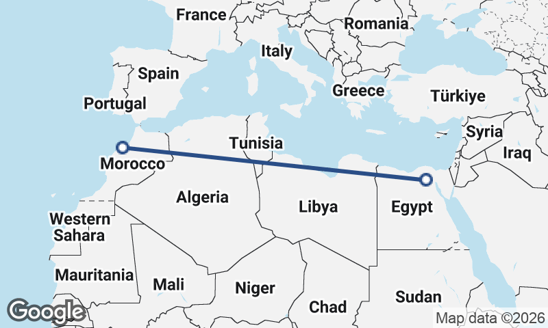 Cairo to Casablanca