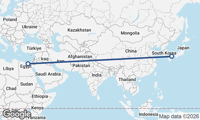 Cairo to Hiroshima