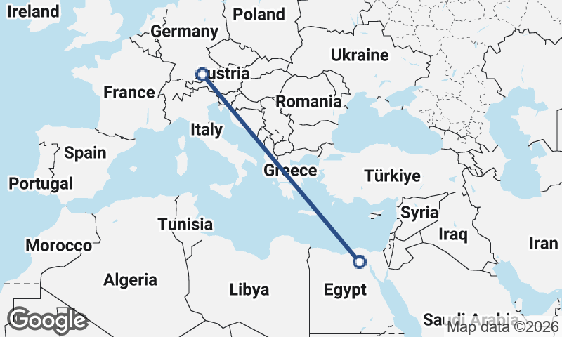 Cairo to Munich
