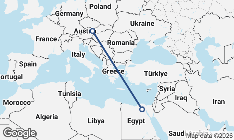 Cairo to Vienna