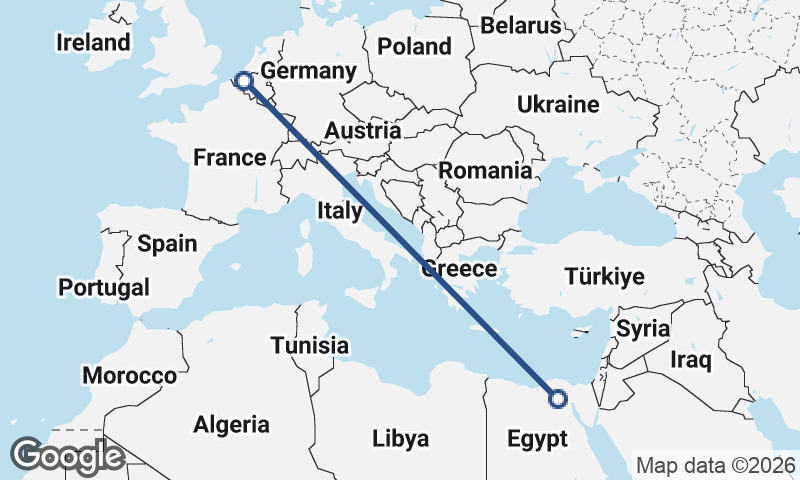 Cairo to Ghent
