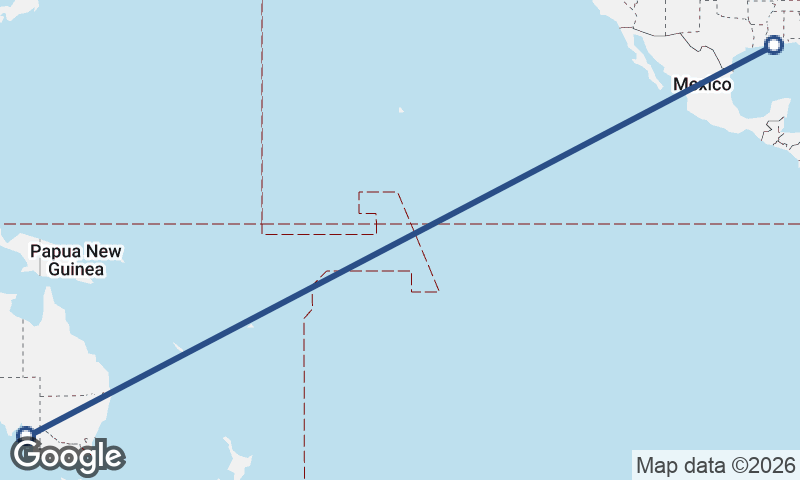 New Orleans to Adelaide