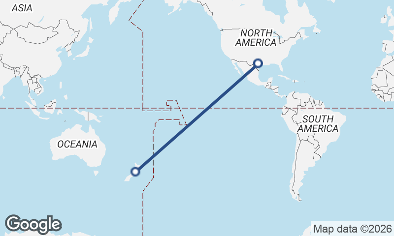 Austin to Wellington