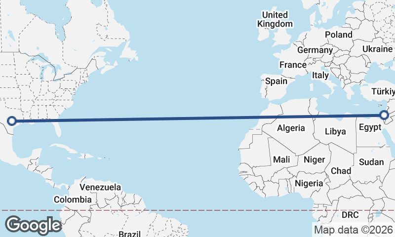 Austin to Tel Aviv-Yafo