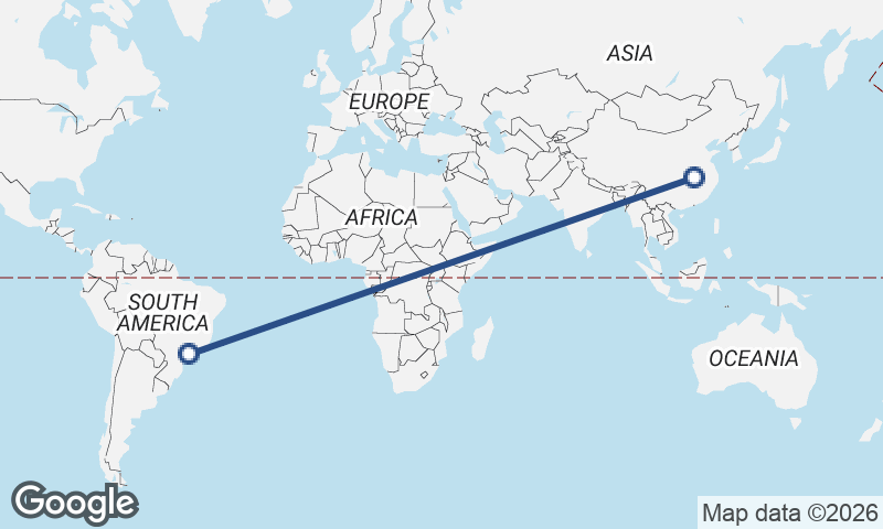 Wuhan to São Paulo