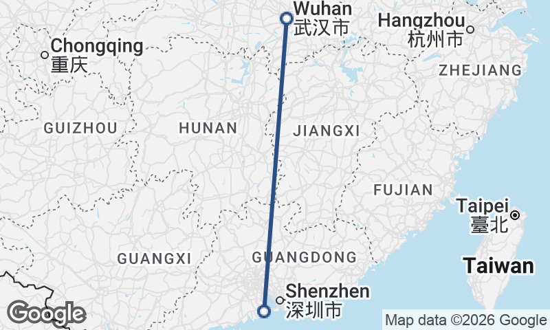 Wuhan to Macau