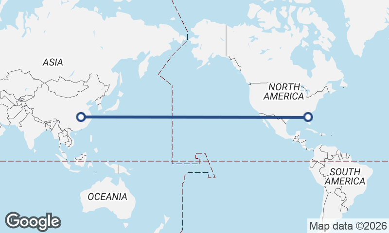 Wuhan to Jacksonville