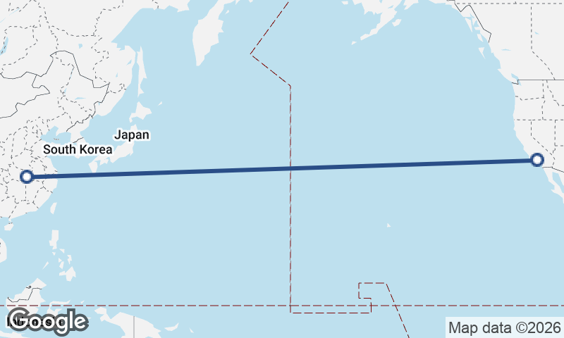 Wuhan to Los Angeles