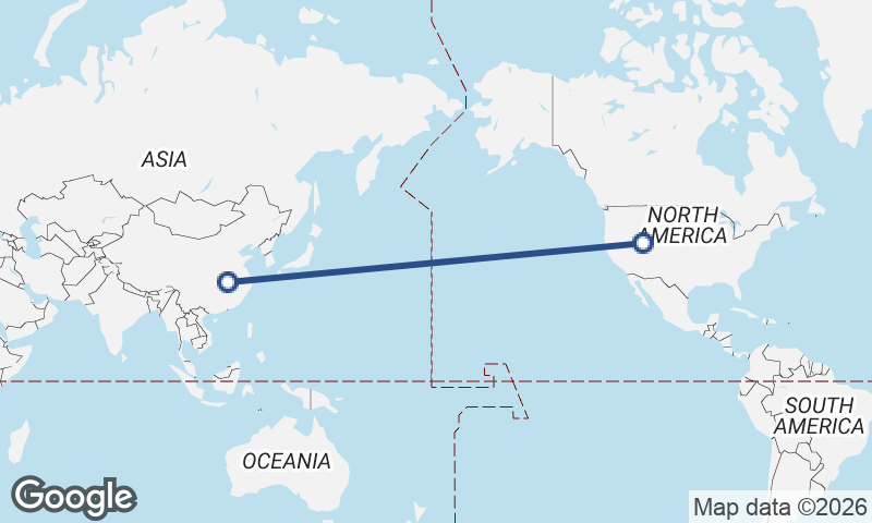 Wuhan to Salt Lake City