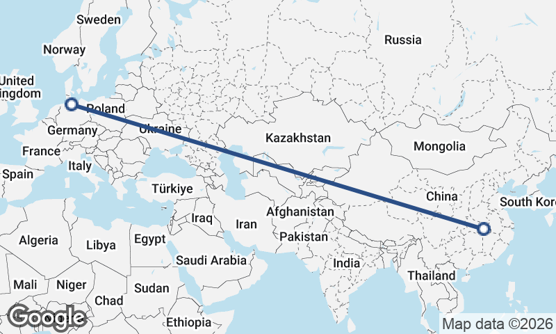 Wuhan to Hamburg