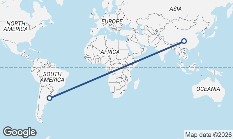 Chengdu to Buenos Aires