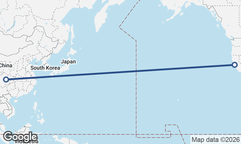 Chengdu to San Francisco