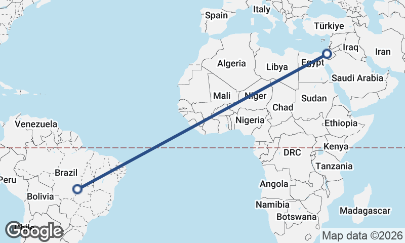 Israel to Brazil