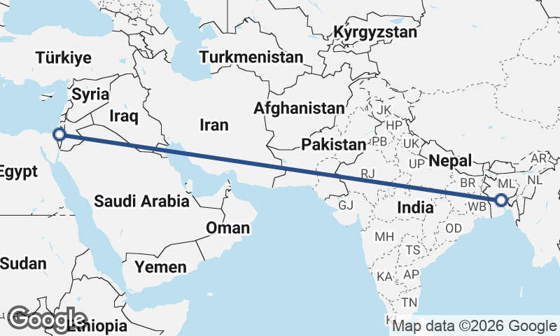 Israel to Bangladesh