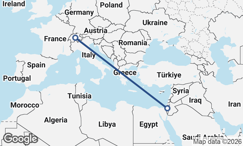 Israel to Switzerland