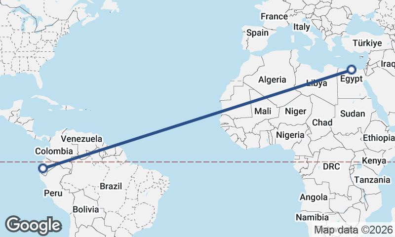 Alexandria to Guayaquil