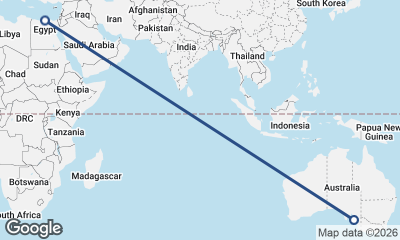 Alexandria to Adelaide