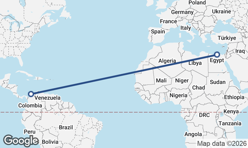Alexandria to Cartagena