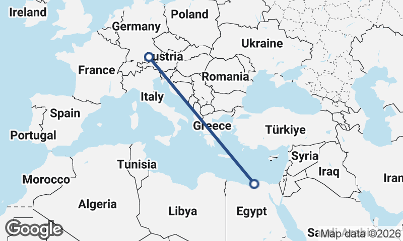 Alexandria to Munich