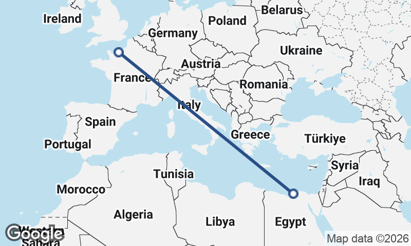 Alexandria to Le Havre