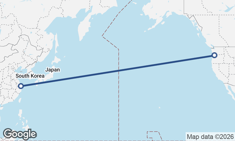 Shanghai to Portland