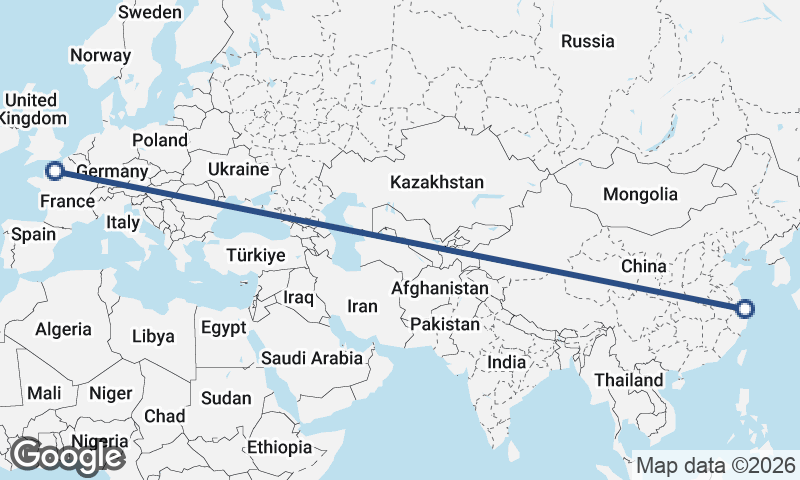 Shanghai to Le Havre