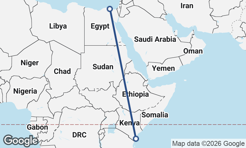 Port Said to Mombasa