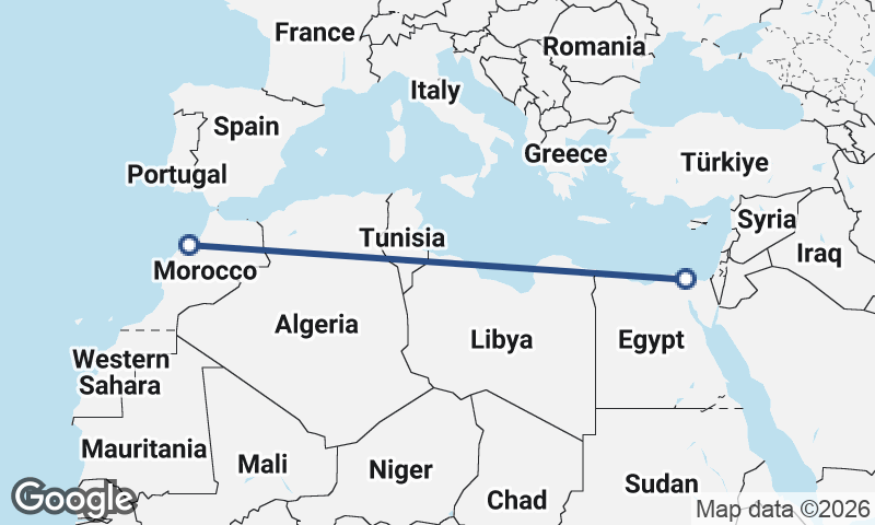 Port Said to Casablanca