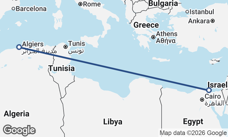 Port Said to Algiers