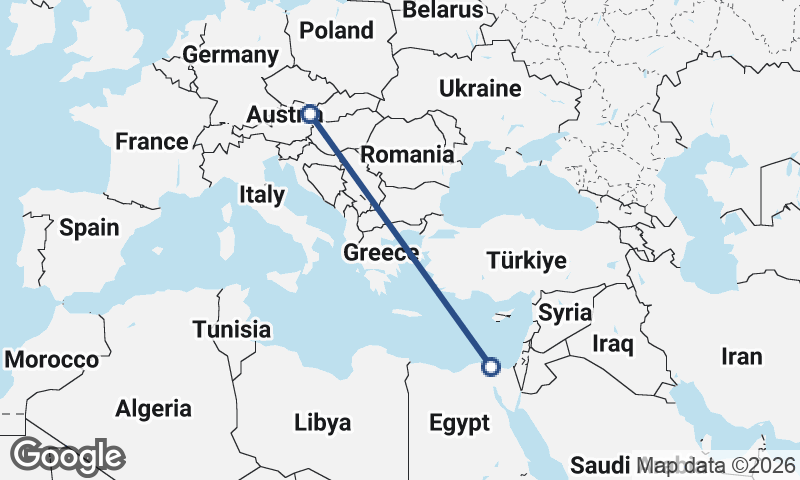 Port Said to Vienna